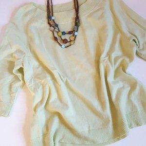 🆕Lane Bryant 3/4 Sleeve Boatneck Sweater